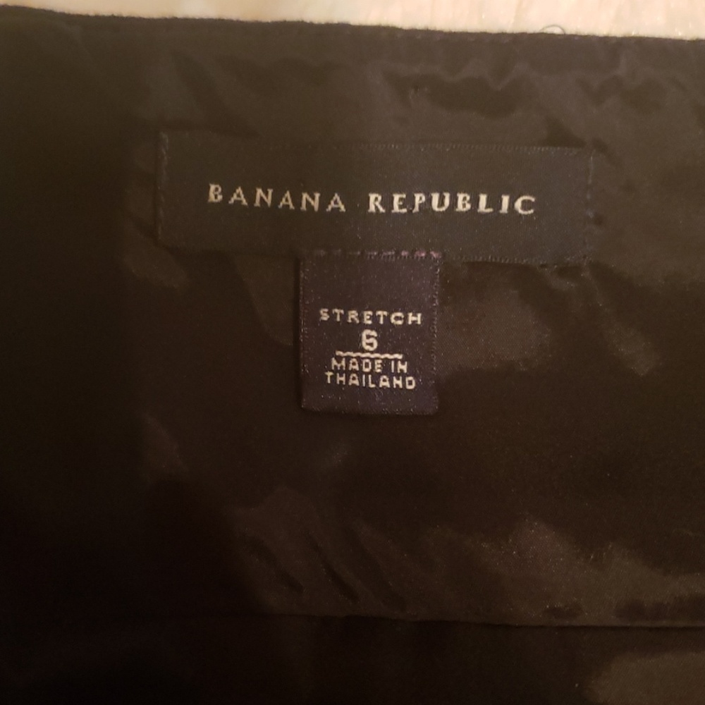 Banana Republic black gabardine dress euc - Picture 5 of 7
